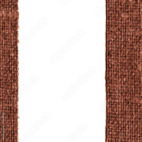 Textile tarpaulin, fabric burlap, brown canvas, full material, retro-styled background