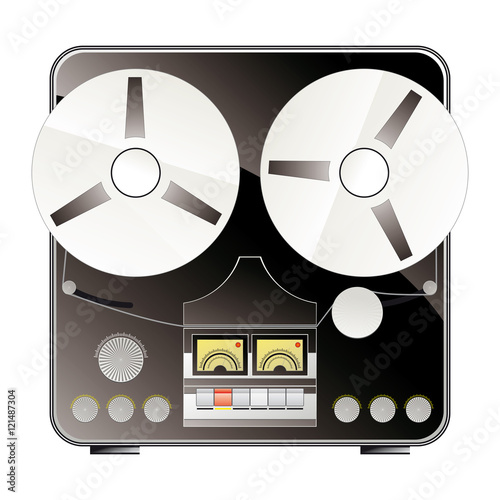 vintage consumer electronics — tape recorder