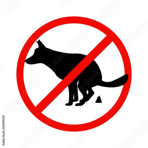 Prohibition sign paddock animals