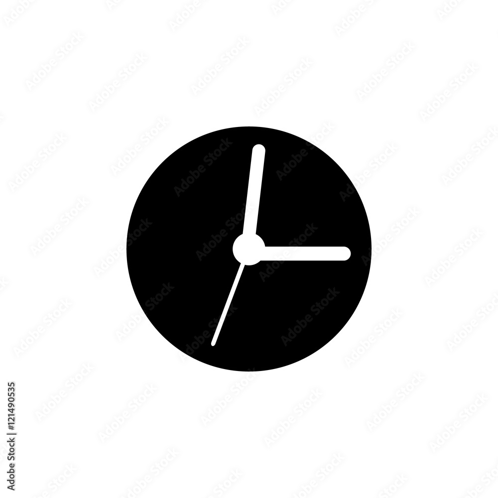 Clock icon. Vector illustration Clock icon. Vector illustration