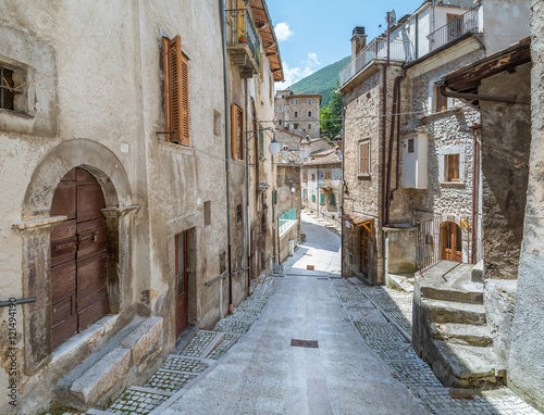 Fototapeta Naklejka Na Ścianę i Meble -  Scanno, old rural village in L'Aquila Province, Abruzzo (Italy)
