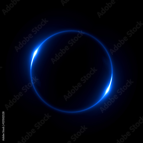Abstract ring background with luminous swirling backdrop. Glowing spiral. The energy flow tunnel. Shine round frame with light circles light effect. Glowing cover. Space for your message. 