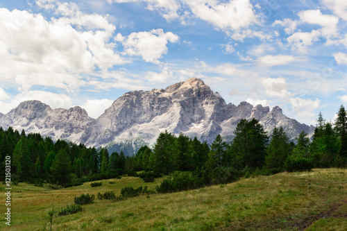 View of Monte Civetta from Pelmo (Dolomites)