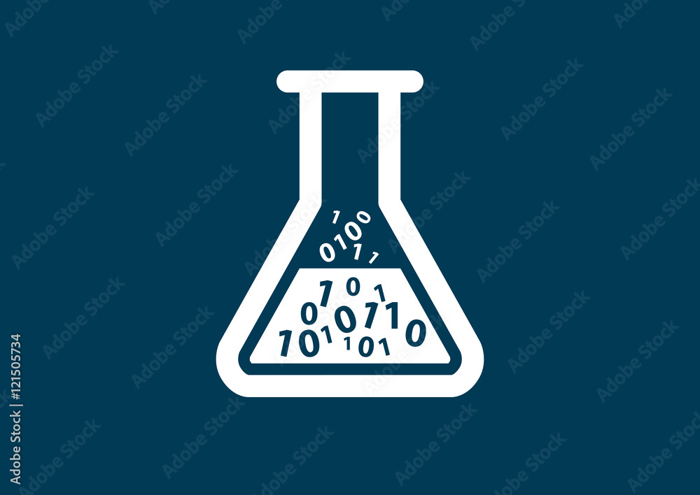 Digital healthcare and biotech symbol as vector illustration Digital healthcare and biotech symbol as vector illustration