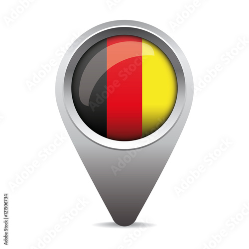 Free Download Germany flag pointer vector - GFXLoad