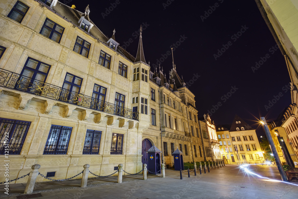 The historical Palais Grand Ducal