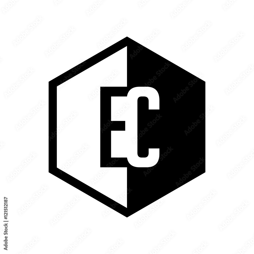 INITIAL hexsagonal HALF LOGO INITIAL hexsagonal HALF LOGO