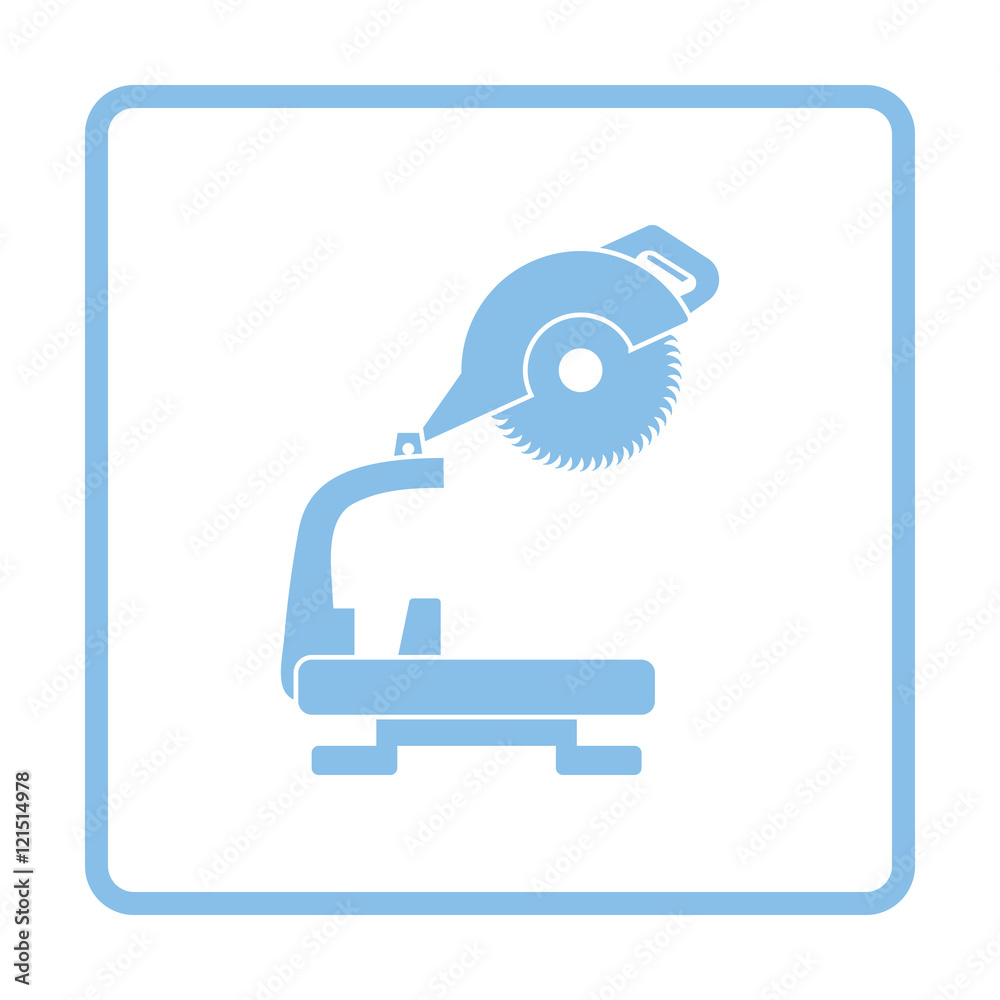Obraz premium Circular end saw icon