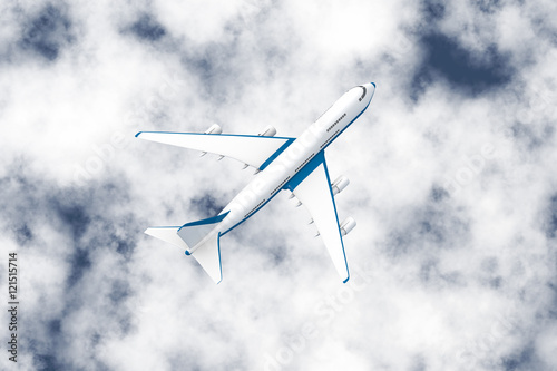 Airplane Flying in the Sky