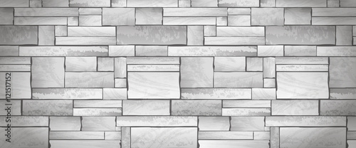 Stone wall banner