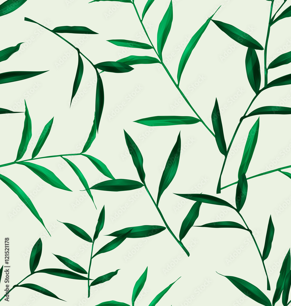 Obraz premium leaf seamless pattern