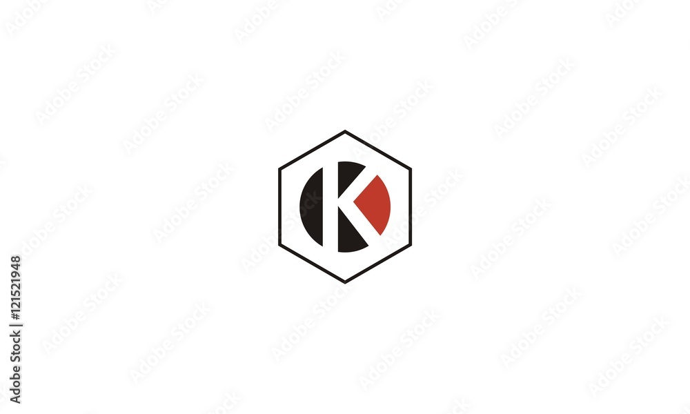 Abstract Letter K Icon