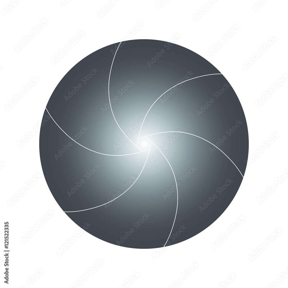 Vector illustration shutter camera gradient Vector illustration shutter camera gradient