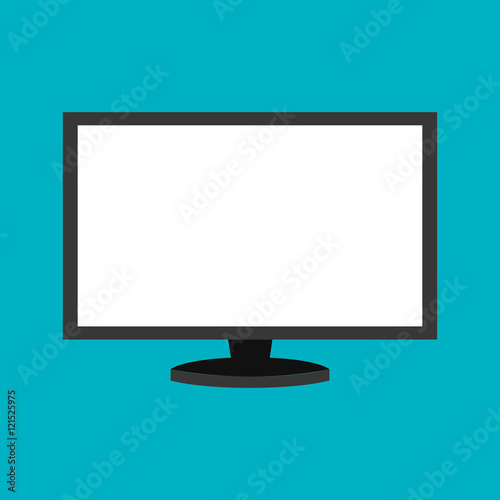 tv plasma modern white screen graphic vector illustration eps 10