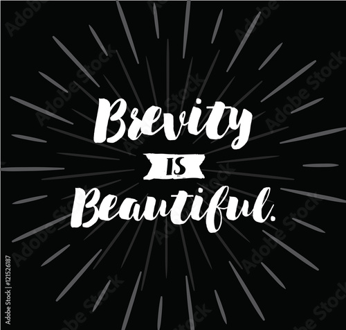 Typography for poster, invitation, greeting card or t-shirt.