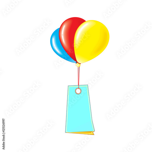 Beautiful balloons to the store