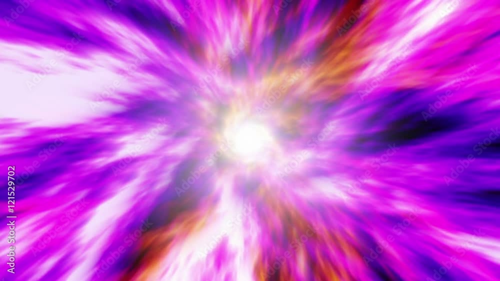 Fantastic flight through colorful tunnel Fantastic flight through colorful tunnel