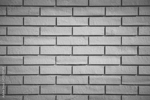 Wallpaper Mural White brick tile wall seamless background and texture.. Torontodigital.ca