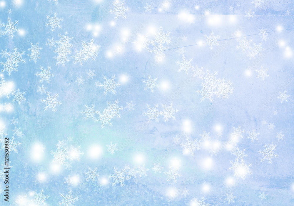 Christmas background with snowflakes