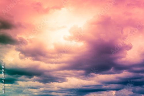Beautiful cloudy sky background © U2M Brand