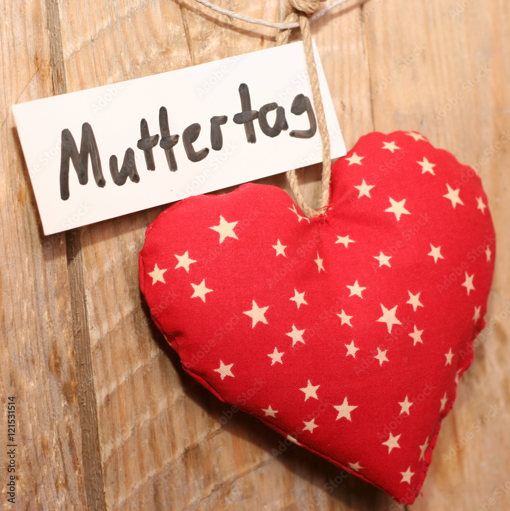 Muttertagsherz Stock-Foto | Adobe Stock