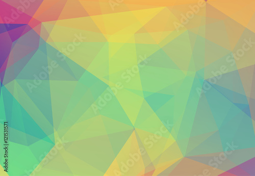 Colorful abstract polygonal background