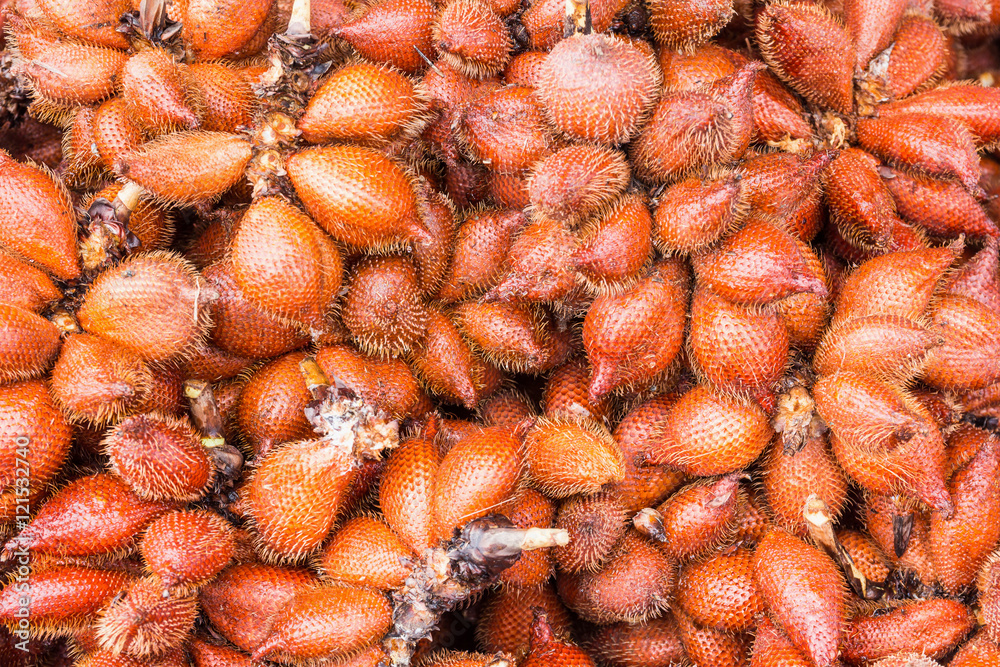 Fototapeta premium fresh red waive bunch for sale in market