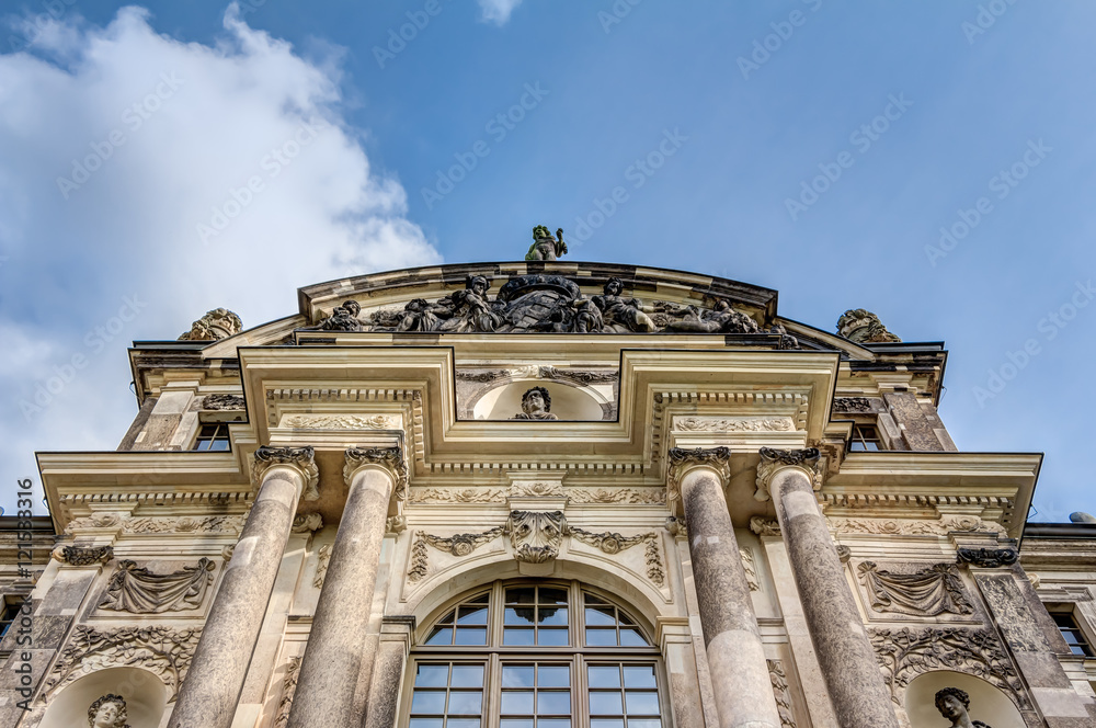 Obraz premium Palais im Großen Garten Dresden - Detailaufnahme