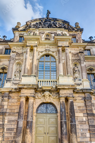 Palais im Gro  en Garten Dresden - Detailaufnahme