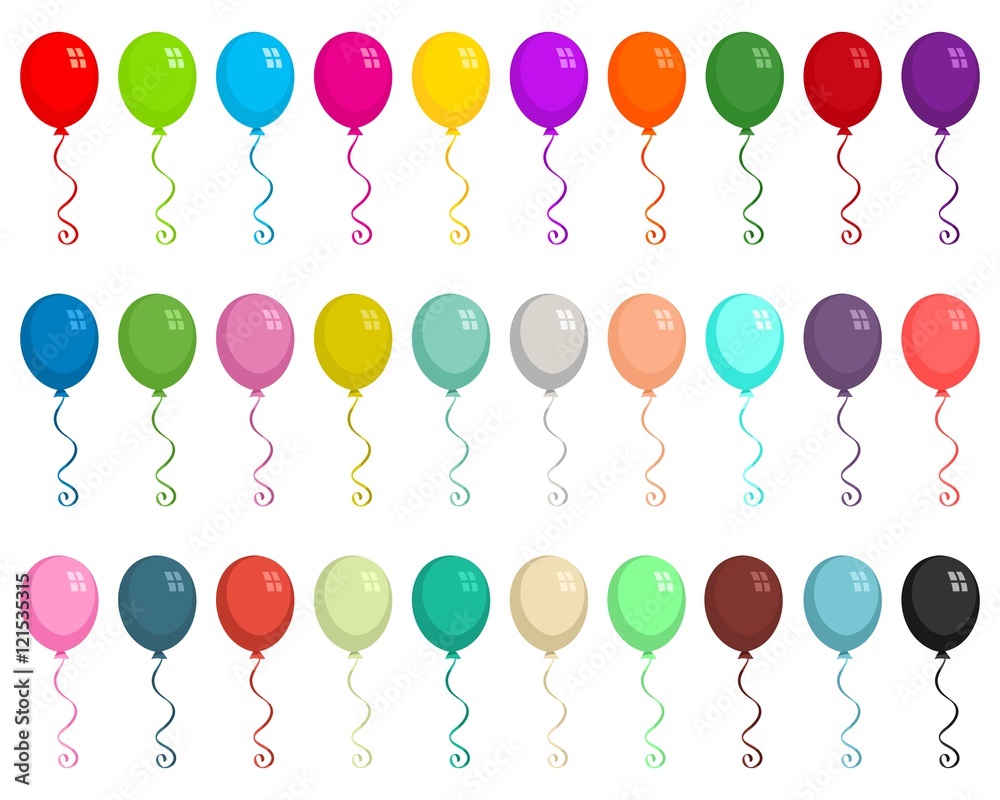 Balloons Vector Illustrations Balloons Vector Illustrations
