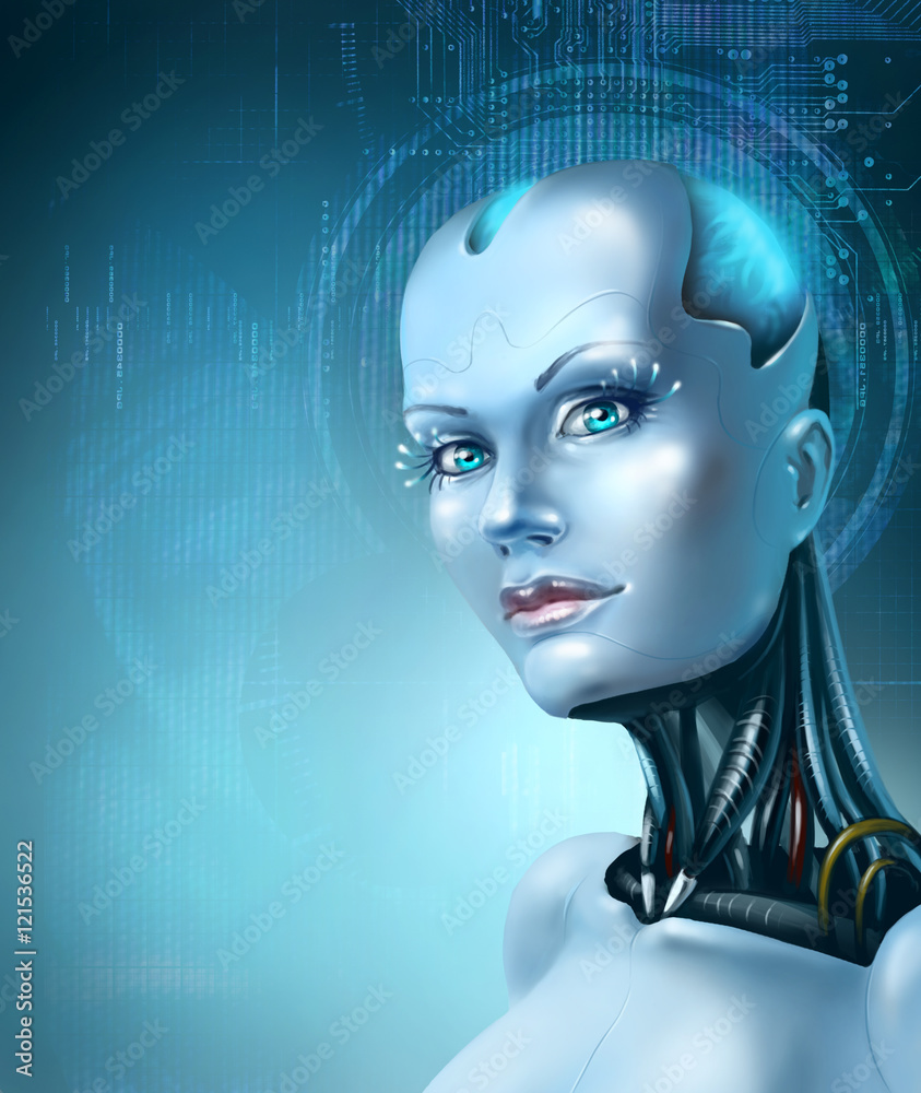 futuristic woman futuristic woman