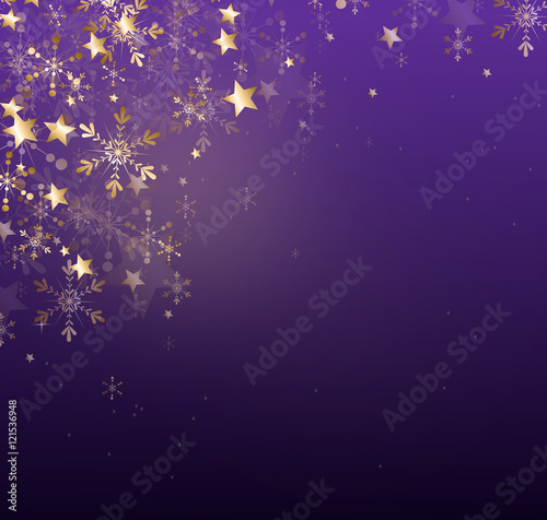 Purple christmas background