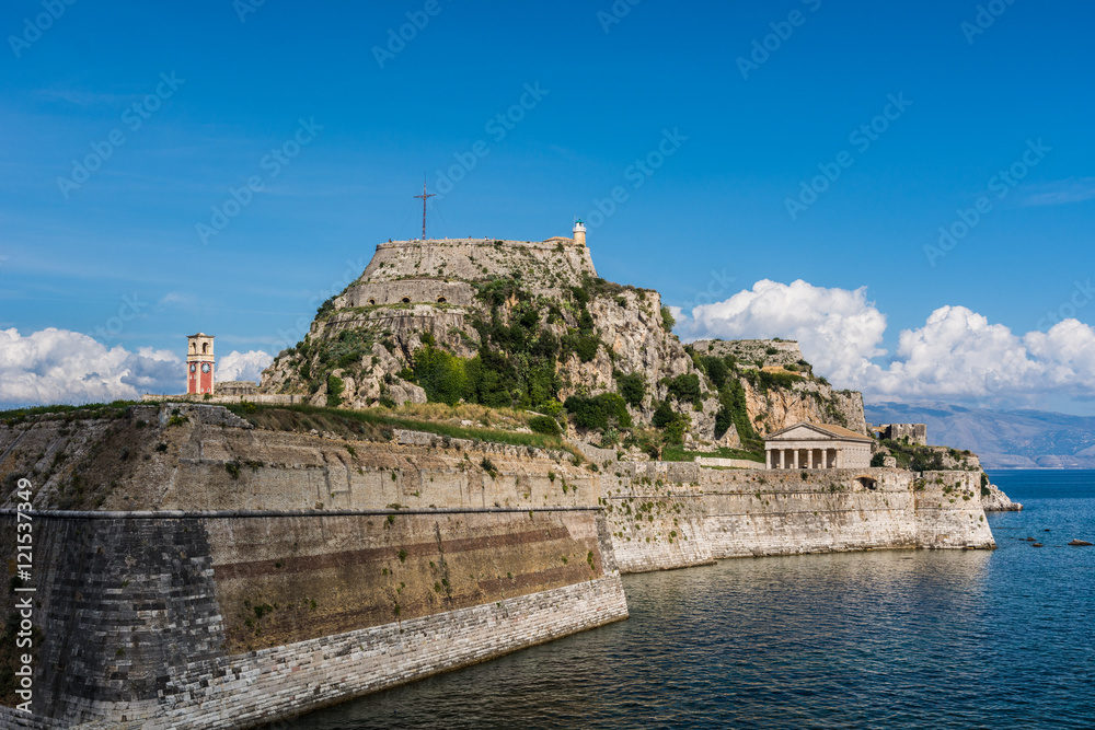 The old fortress of Corfu Town