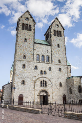 Abdinghof church in the historical center of Paderborn © venemama