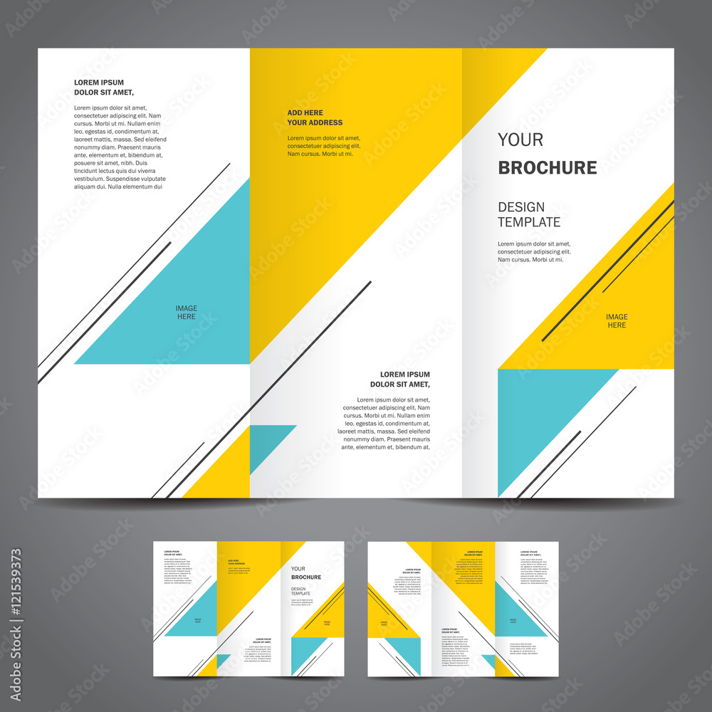 Business brochure design template booklet abstract triangles Business brochure design template booklet abstract triangles