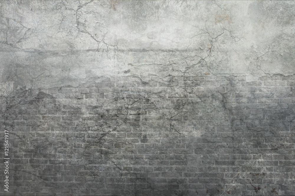 Fototapeta premium Szare tło ściana