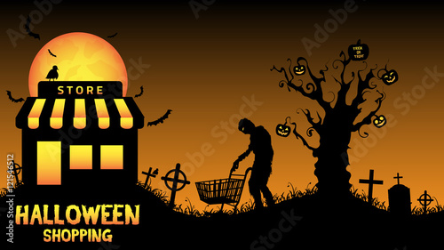 halloween store open in graveyard