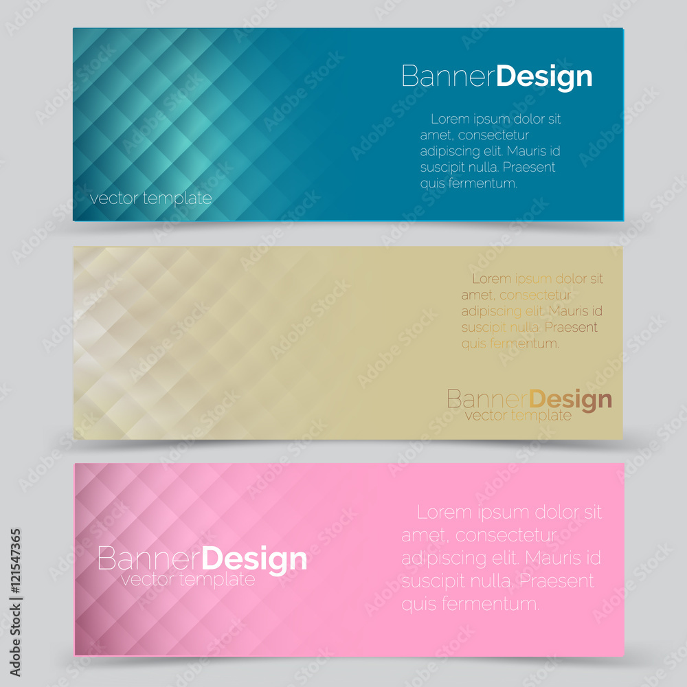 abstract corporate business banner templat