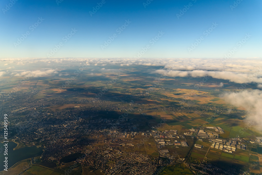 Aerial Photo Of Earth Horizon