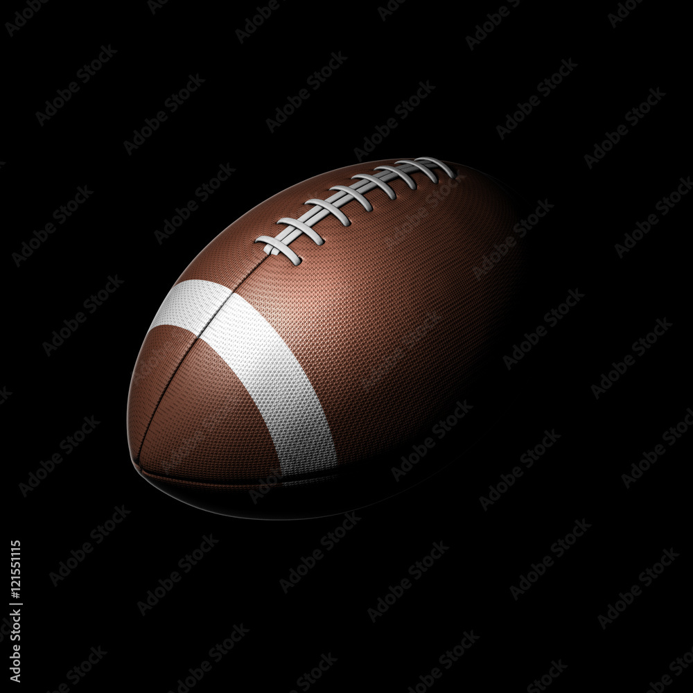 american football on black background american football on black background