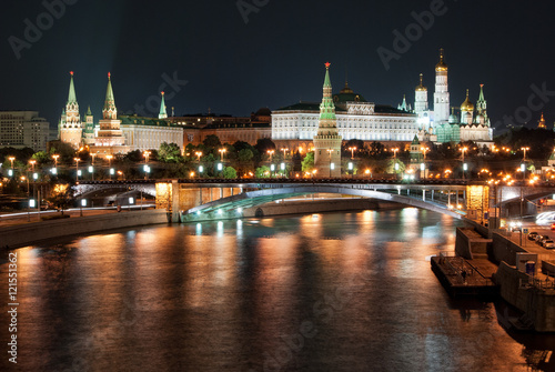 Moscow Kremlin by Night, Russia