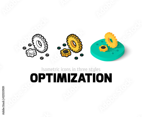 Optimization icon in different style