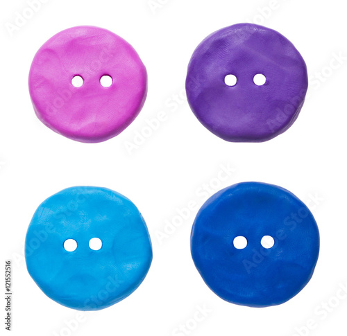 Plasticine buttons
