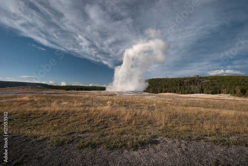 Eruption of the Old Faithfull Geyser, Yellowstone NP, USA