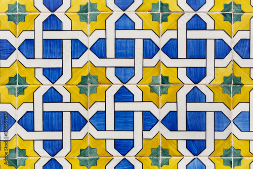 old azulejos - hand painted tiles from Lisbon