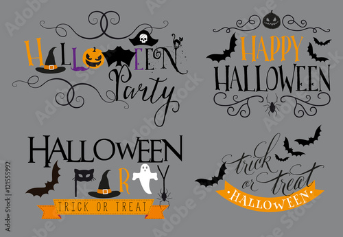 Halloween Scritte
