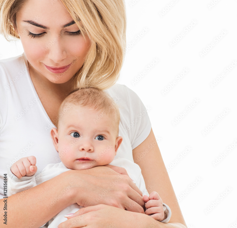 Mother and baby playing and smiling. Happy family. Mother and baby playing and smiling. Happy family.