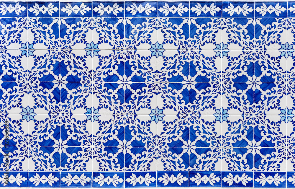 blue azulejos - tiles from Lisbon