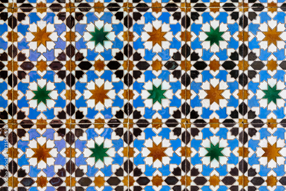 old azulejos - hand painted tiles from Lisbon