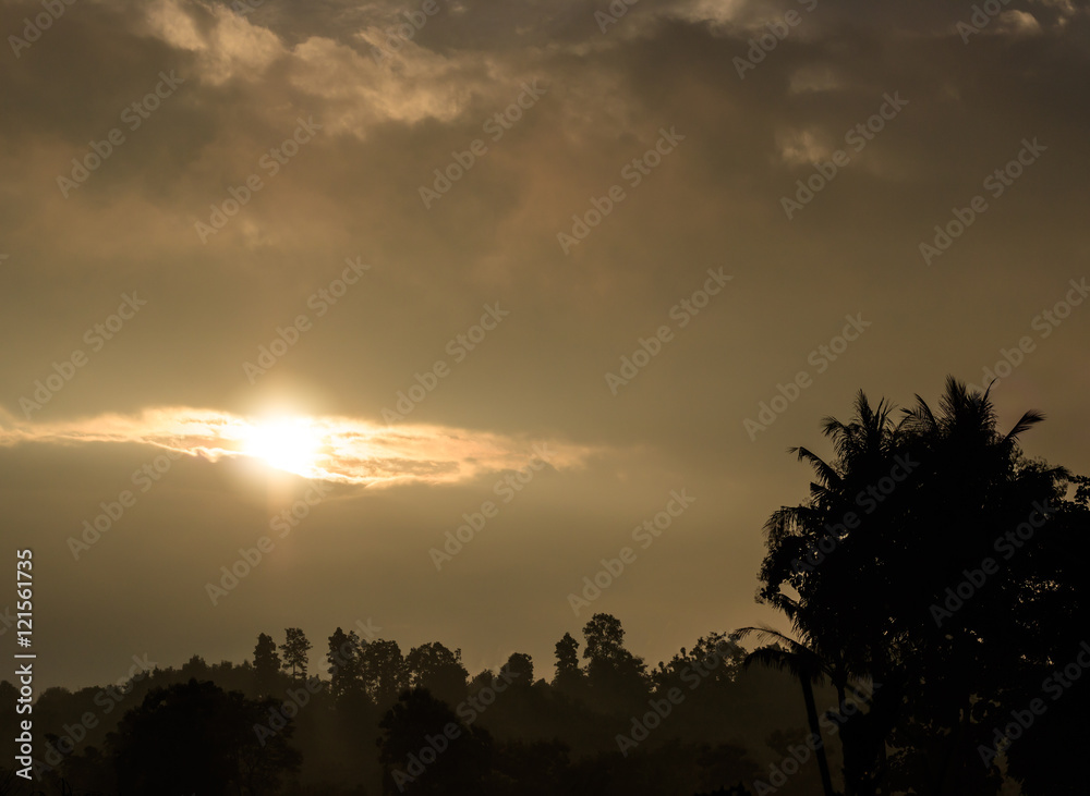 Sunrise Morning in thailnad